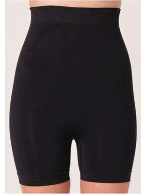 Siyah Kadın Kalça Kaldırıcı Dikişsiz Korse