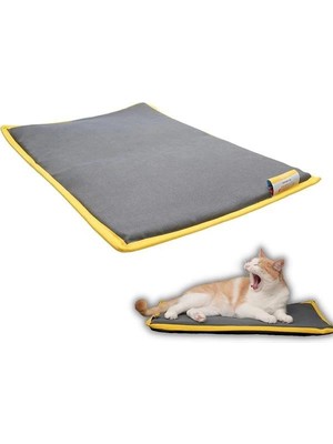 AyrStore Serin 60X40 cm 4 Mevsim Kedi/Köpek Matı Sıcak Veya Soğuk Kullanılabilen Dayanıklı Minder