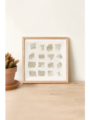 Ahşap Çerçeveli Mdf Kare Tek Tablo (Kendi Tablo Setinizi Oluşturacağınız Liste) TX1035 23 x 23