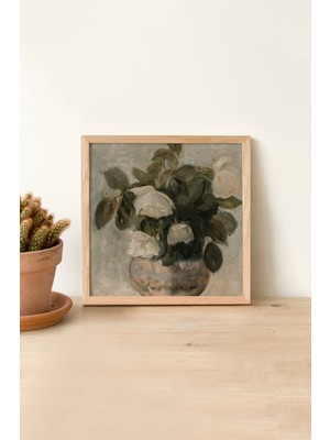 Ahşap Çerçeveli Mdf Kare Tek Tablo Matisse Serisi (Kendi Tablo Setinizi Oluşturacağınız Liste) 23 x 23 TX1001