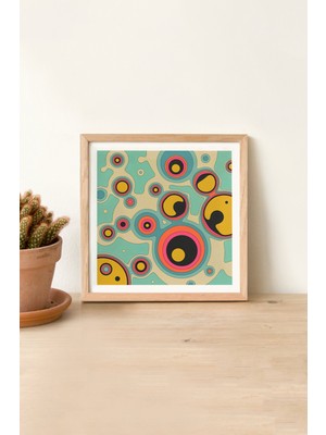 Ahşap Çerçeveli Mdf Kare Tek Tablo (Kendi Tablo Setinizi Oluşturacağınız Liste) TX1021 23 x 23