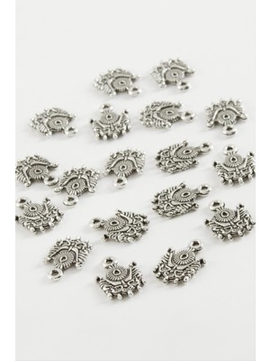 Depomix Osmanlı Bayrağı Tesbih Aparatı 50 Gram-Gümüş Rengi