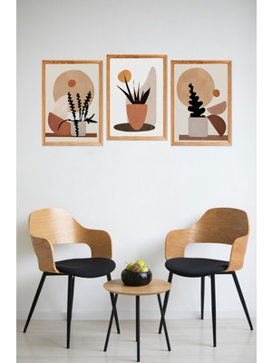 Dekorize Mdf 3 Parça 3 mm Çerçeve Görünümlü Bohem Tablo 3006 30 x 40