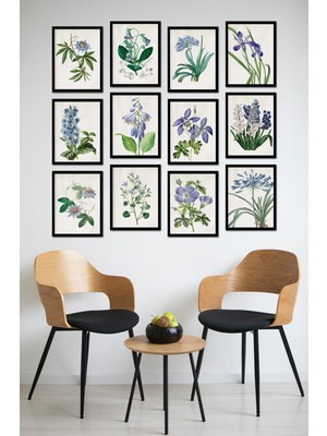 Dekorize Mdf Tablo Seti 12 Parça - Salon Oturma Odası Için Duvar Dekoru Çerçeve Görünümlü Onk Seri 30 x 40 Onk 1014