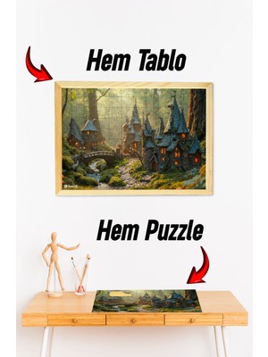 Ahşap Çerçeveli Puzzle - Tablo Hthp - 015 23 x 32 120 Parça
