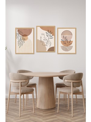 Dekorize Mdf 3 Parça 3 mm Çerçeve Görünümlü Bohem Tablo 21X30 3020