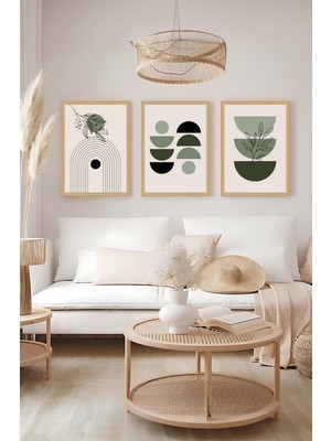 Dekorize Mdf 3 Parça 3 mm Çerçeve Görünümlü Bohem Tablo 3019 30 x 40