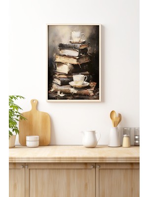 Ahşap Çerçeveli Mdf Tek Tablo Mutfak Dekoru Tablo (Kendi Tablo Setinizi Oluşturacağınız Liste) 32 x 42 Çerçeveli 1064