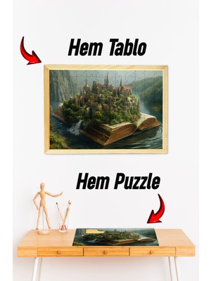 Ahşap Çerçeveli Puzzle - Tablo Hthp - 009 23 x 32 120 Parça