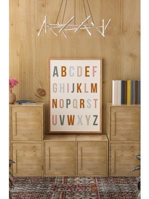 Ahşap Çerçeveli Mdf Tek Tablo Çocuk Odası Dekoru Tablo (Kendi Tablo Setinizi Oluşturacağınız Liste) 23 x 32 Çerçeveli 1091