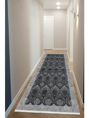 Bazaar Forum Pamuk Taban Dijital Baskı Kaymaz Tüy Dökmeyen Makinada Yıkanabilir Salon Halısı Mutfak Halısı