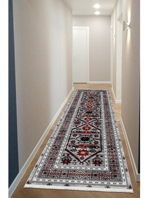 Bazaar Forum Pamuk Taban Dijital Baskı Kaymaz Tüy Dökmeyen Makinada Yıkanabilir Salon Halısı Mutfak Halısı