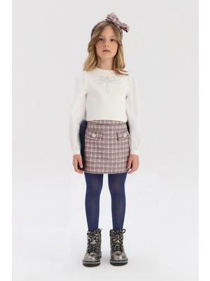 Bg Store Kız Çocuk Desenli Etek