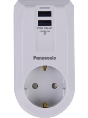 Panasonic Tekli Fiş Priz USB 5V 2A Vakumlu Paket