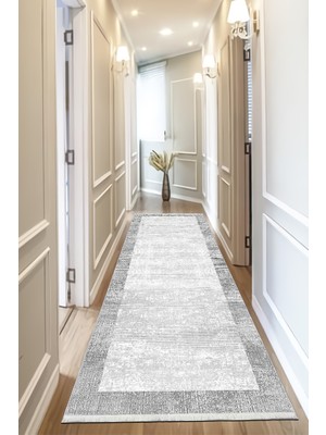 Bazaar Forum Pamuk Taban Dijital Baskı Kaymaz Tüy Dökmeyen Makinada Yıkanabilir Salon Halısı Mutfak Halısı