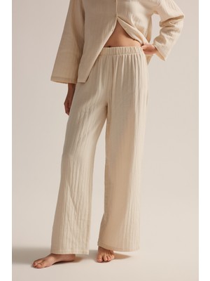 Kadın Dokuma Pantolon