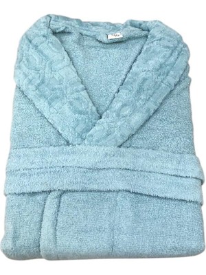 Royam Redline %100 Pamuklu Kısmi Kadife Tekli Bornoz