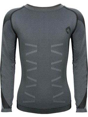 Panthzer Natural Baselayer Long Sleeve Erkek Uzun Kollu Üst İçlik Gri