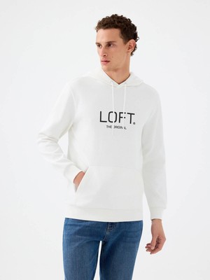 Loft Regular Fit Beyaz Erkek Sweatshirt LF2041153
