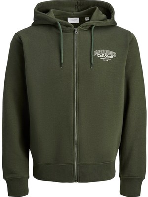 Jack & Jones Jjmakoto Haki Erkek Sweatshirt 12278607