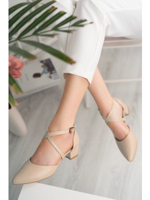 Khayt Belinda Anatomik Taban Topuklu Kadın Ayakkabı