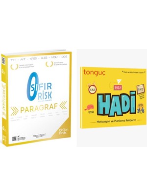 ÜçDörtBeş Yayınları Paragraf Sıfır Risk ve Planlama Defteri