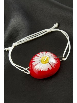 Depomix Papatya Epoksi Bileklik-Pembe