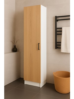 Demezler Mobilya Rosemere Modern Tek Kapaklı MDF Dolap 149x36x20 cm