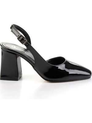 Siyah  Kadın Klasik Topuklu Ayakkabı K01140004408