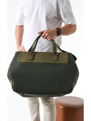 Vegan Deri Unisex Kabin Seyehat Çantası