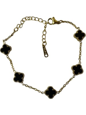 Uretti - Melik 9215 Mini Boy Yonca Model Çelik Bileklik