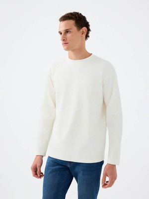 Loft  Beyaz Erkek Sweatshirt LF2037183
