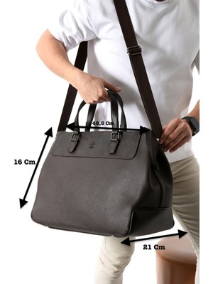 Vegan Deri Unisex Kabin Seyehat Çantası