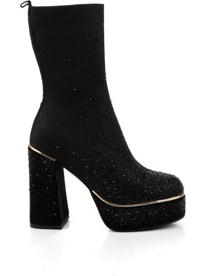 Siyah  Kadın Bot & Bootie K02185010817