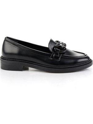 Siyah  Kadın Loafer Ayakkabı K01216401309