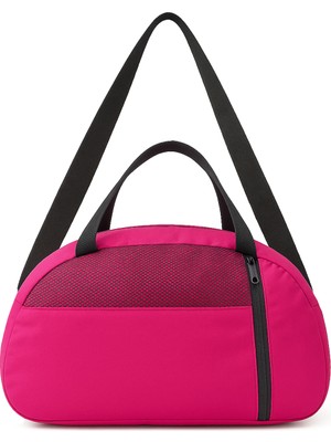 Kaff Küçük Boy Pembe Önü Cepli Ayarlanabilir Omuz Askılı El Seyahat Spor Çantası -00833