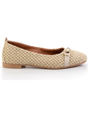 Bej Örgü Hasır   Kadın Babet K01956333328