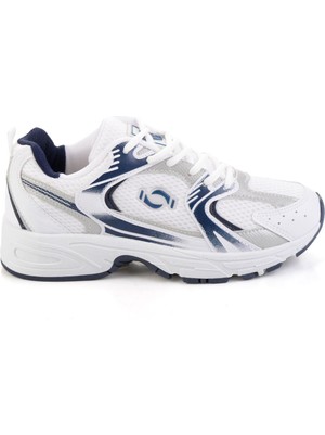 Beyaz Lacivert  Kadın Sneaker K01644015022