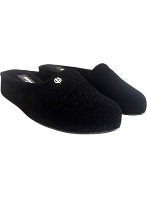 Pierre Cardin Düz Kapalı Kışlık Bayan Terlik Halı Terliği