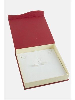 Depomix Büyük Lüx Set Kolye Kutusu-Bordo