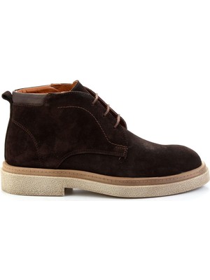 Kahve Hakiki Deri Erkek Bot & Bootie E02597000902