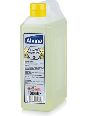 Alvina 80 Derece Limon Kolonyası 1000 ml