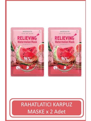 Watsons Rahatlatıcı Karpuz Maske 30 ml X2 Adet