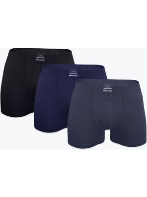 Malabadi Erkek Desenli 3 Lü Paket Modal Boxer 3M251