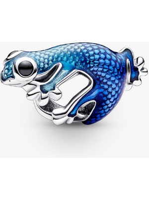 missamori Metalik Mavi Geko Charm