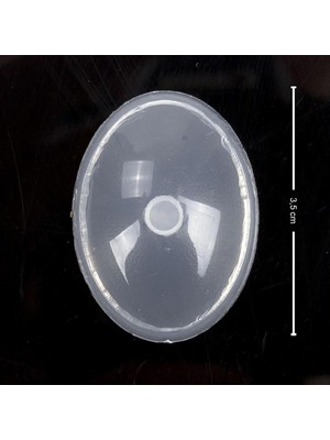 Sepetim Kanaviçe Etamin Kolye Aparatı-Şeffaf