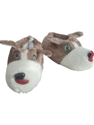 SEVİMLİ HAYVAN FİGÜRLÜ EV AYAKKABISI PANDUF