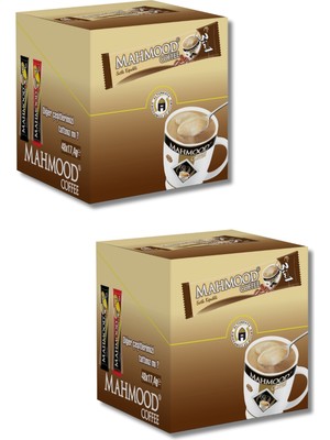 Mahmood Coffee 3ü1 Arada Sütlü Köpüklü Hazır Kahve 48 Adet x 17.4 Gram  2li Set