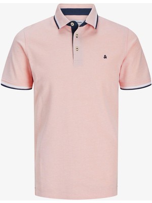 Jack&jones 12143859 Jjepaulos Polo Yaka Noos Battal Buyuk Beden Kısa Kol Tshırt
