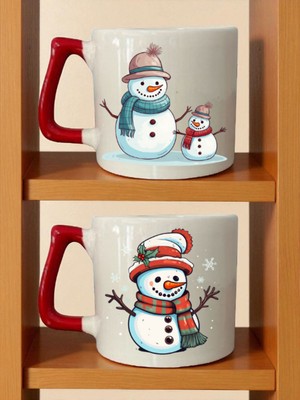 Muhteşem Kardan Adam Baskılı Kupa - Eşe Doğum Günü Hediyesi, Erkek Için Hediye